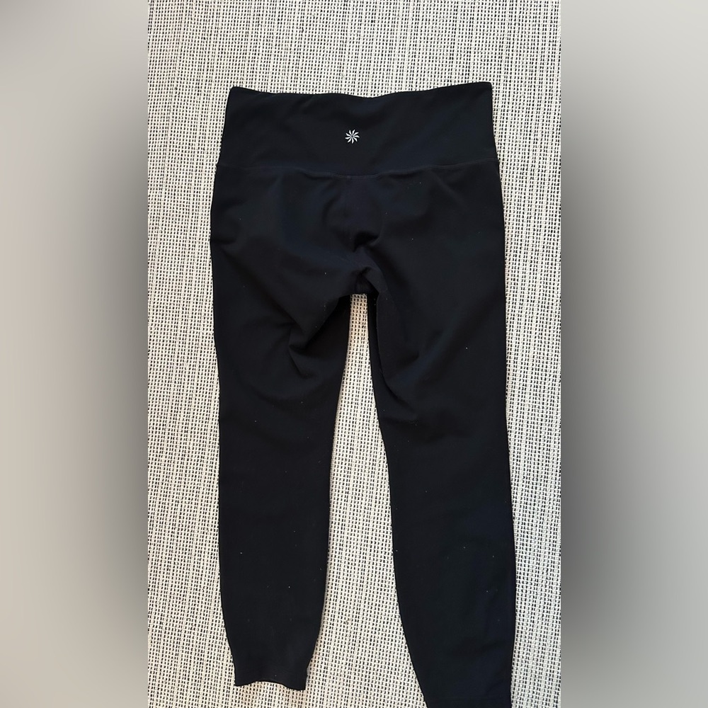 Athleta Black Activewear Leggings 7/8 - Picture 4 of 6